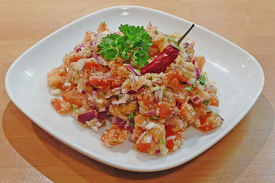 Arabischer Petersiliensalat mit Amaranth