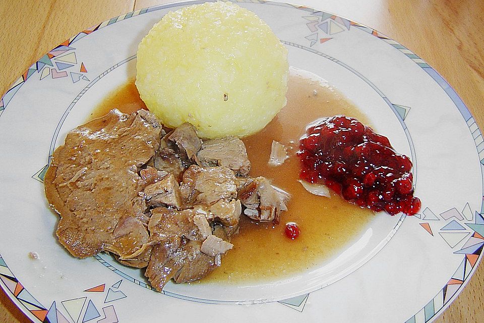 Sauerbraten vom Reh