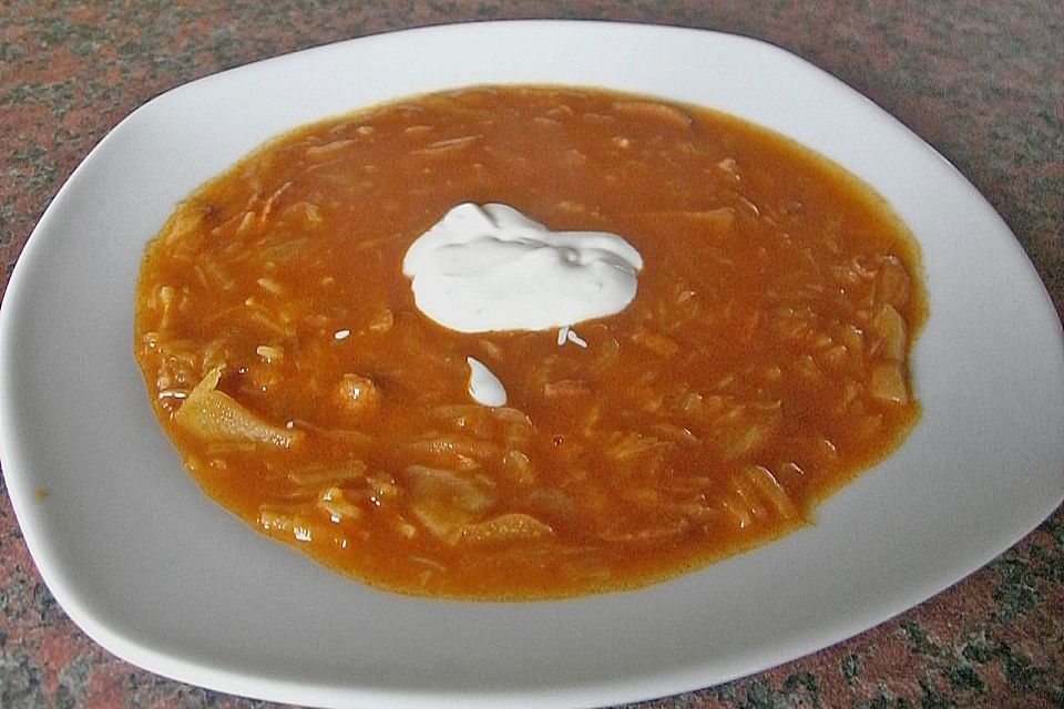 Böhmische Krautsuppe