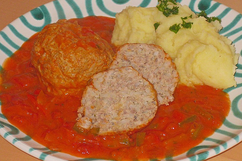 Reis - Hackfleisch - Bällchen