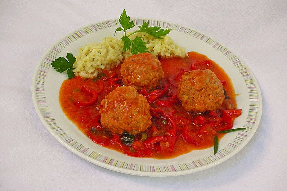 Reis - Hackfleisch - Bällchen