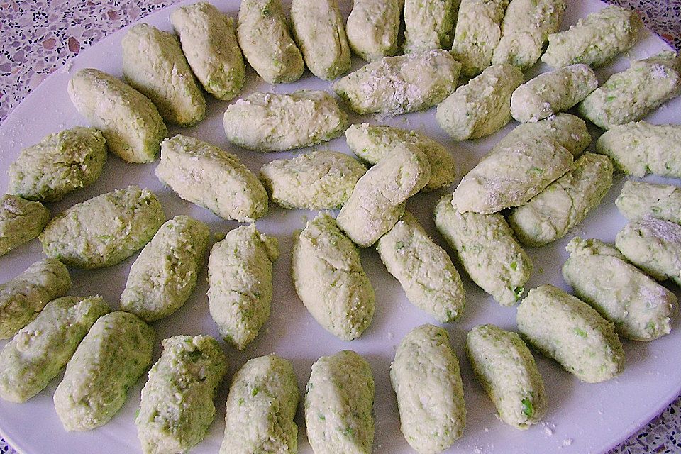 Erbsen-Gnocchi