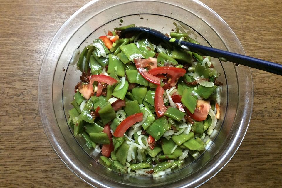 Lauwarmer Bohnensalat