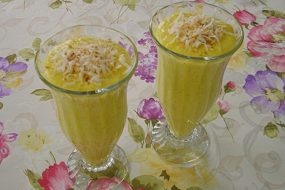 Mango - Kokosnuss Mousse