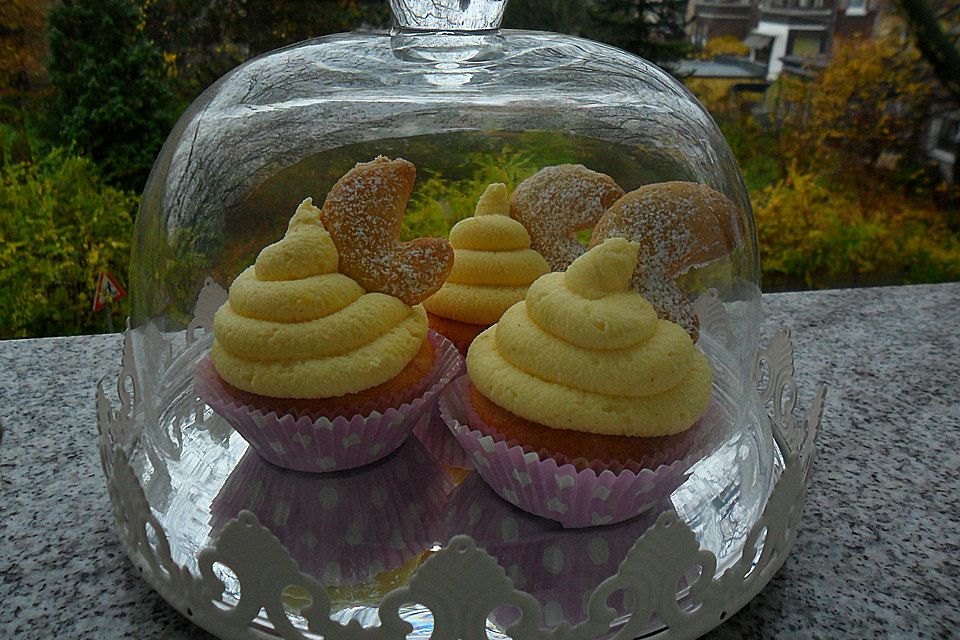 Vanillekipferl - Cupcakes