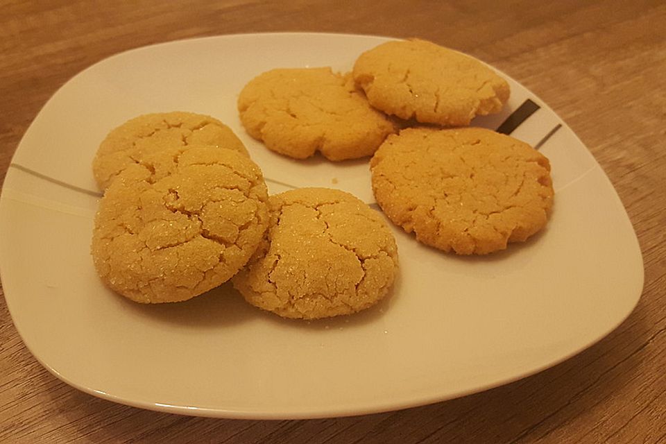 Saftige Erdnussbutter - Cookies