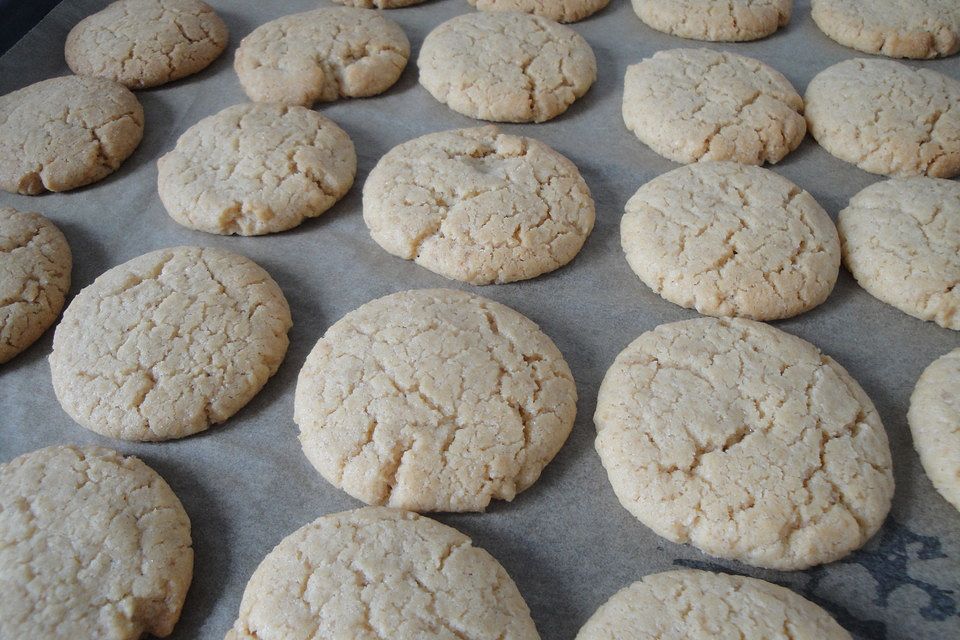 Saftige Erdnussbutter - Cookies