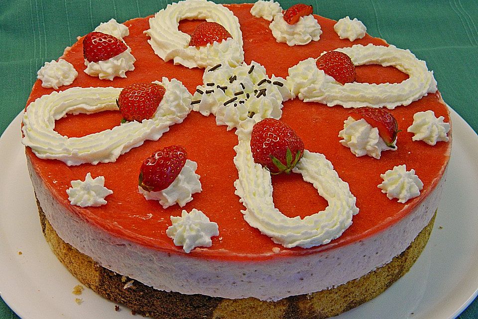 Erdbeercreme -Torte