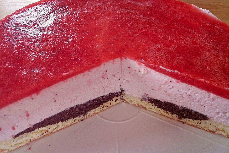 Erdbeercreme -Torte