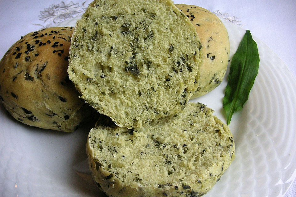 Bärlauchbrötchen