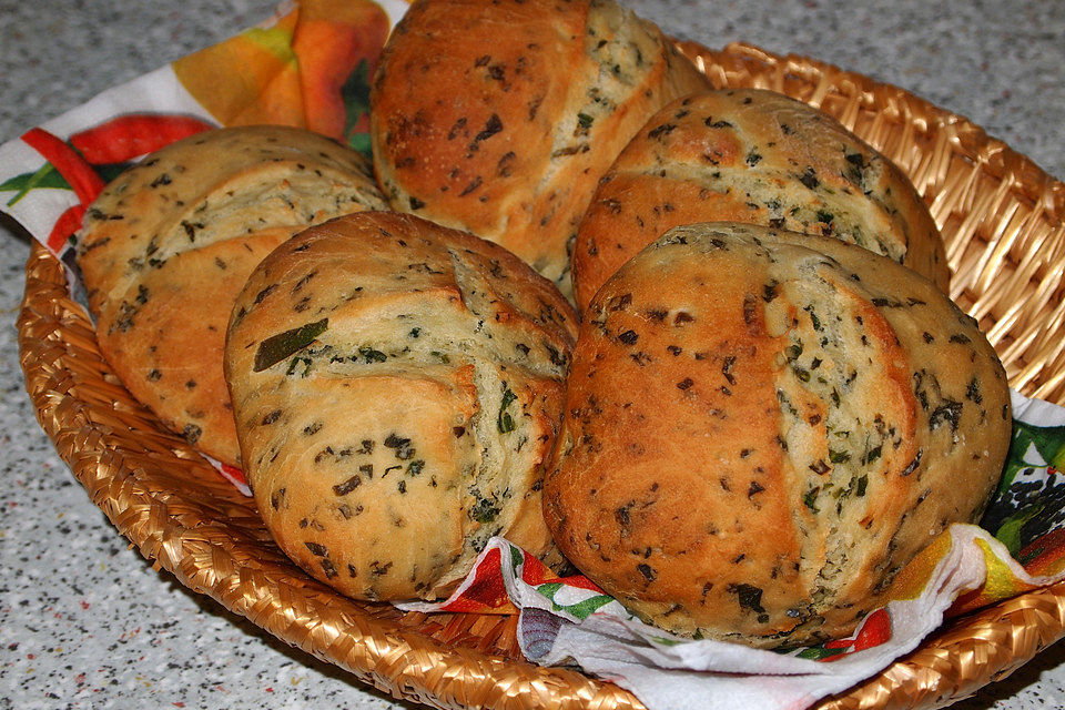 Bärlauchbrötchen