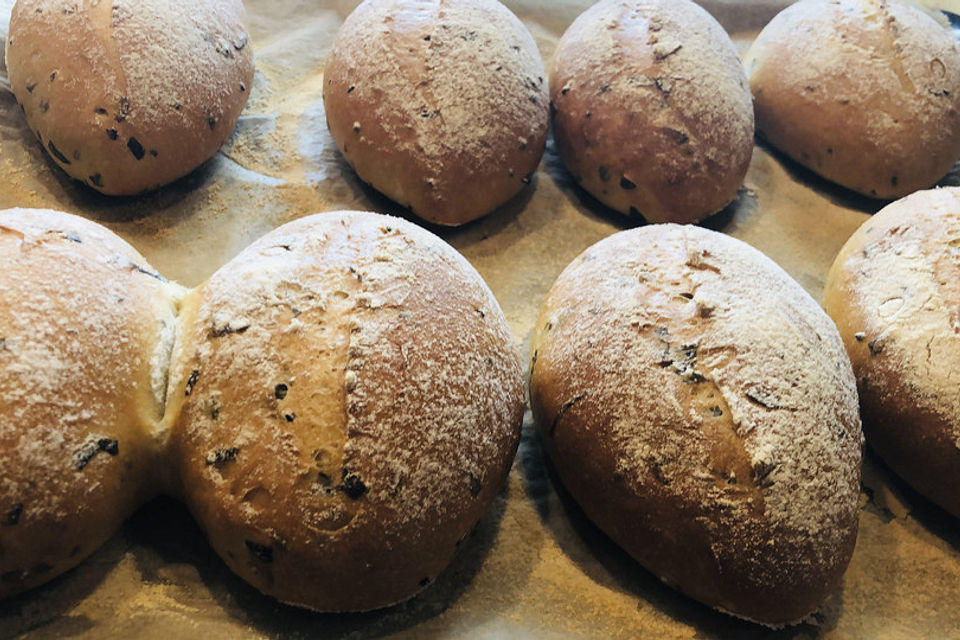 Bärlauchbrötchen