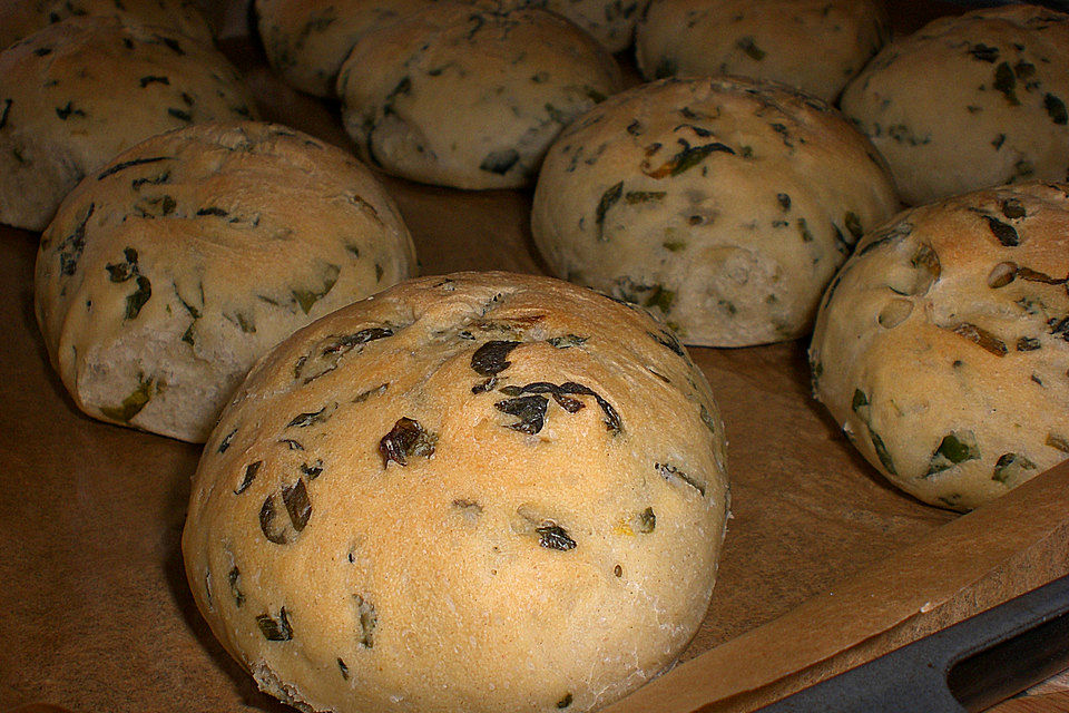 Bärlauchbrötchen