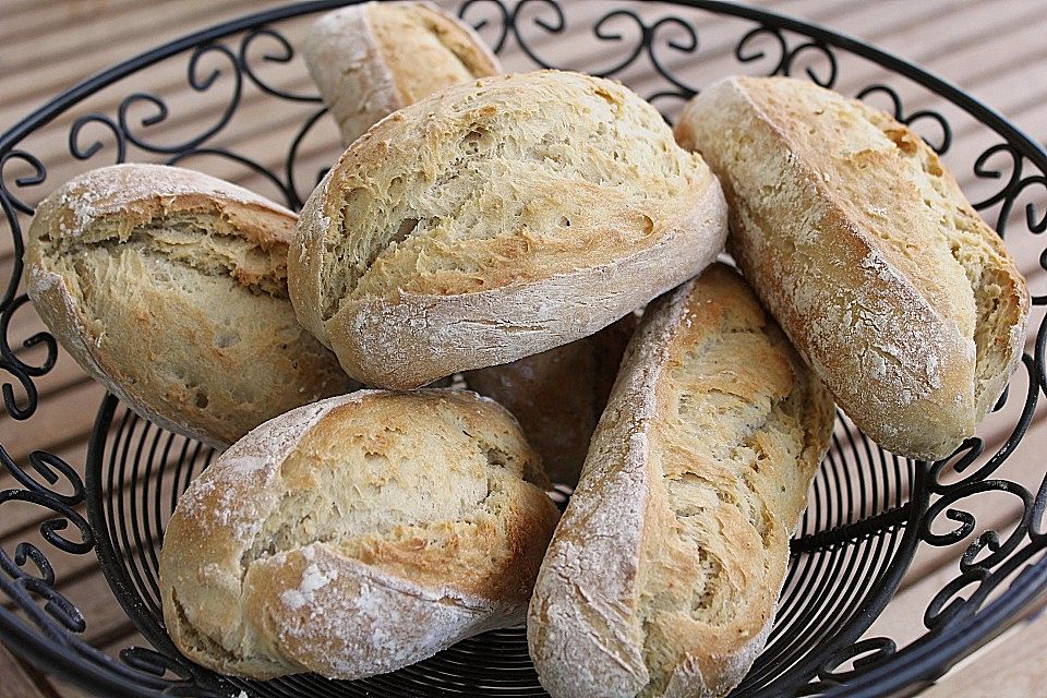 Haferflocken - Baguettebrötchen