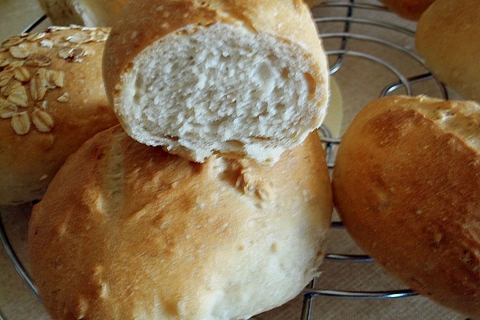 Haferflocken - Baguettebrötchen