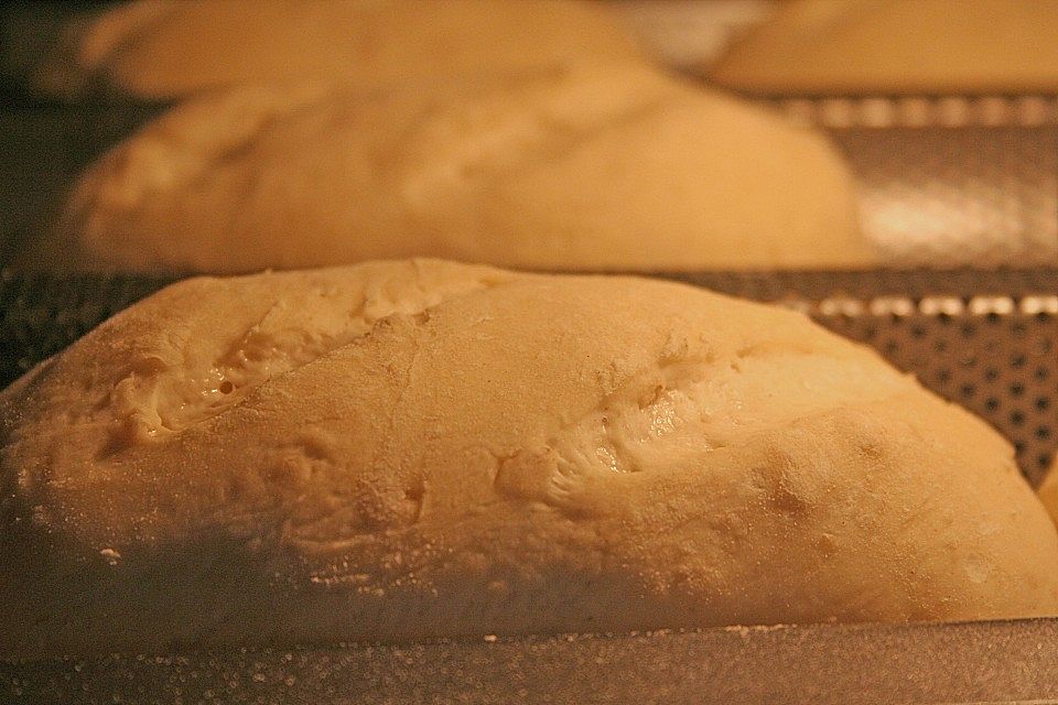 Haferflocken - Baguettebrötchen