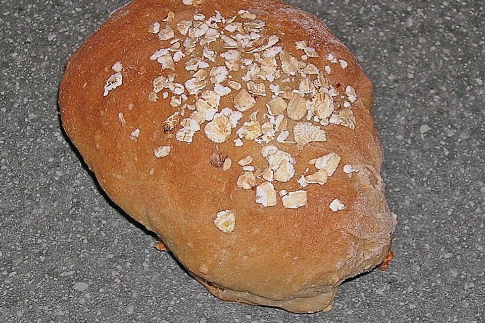 Haferflocken - Baguettebrötchen