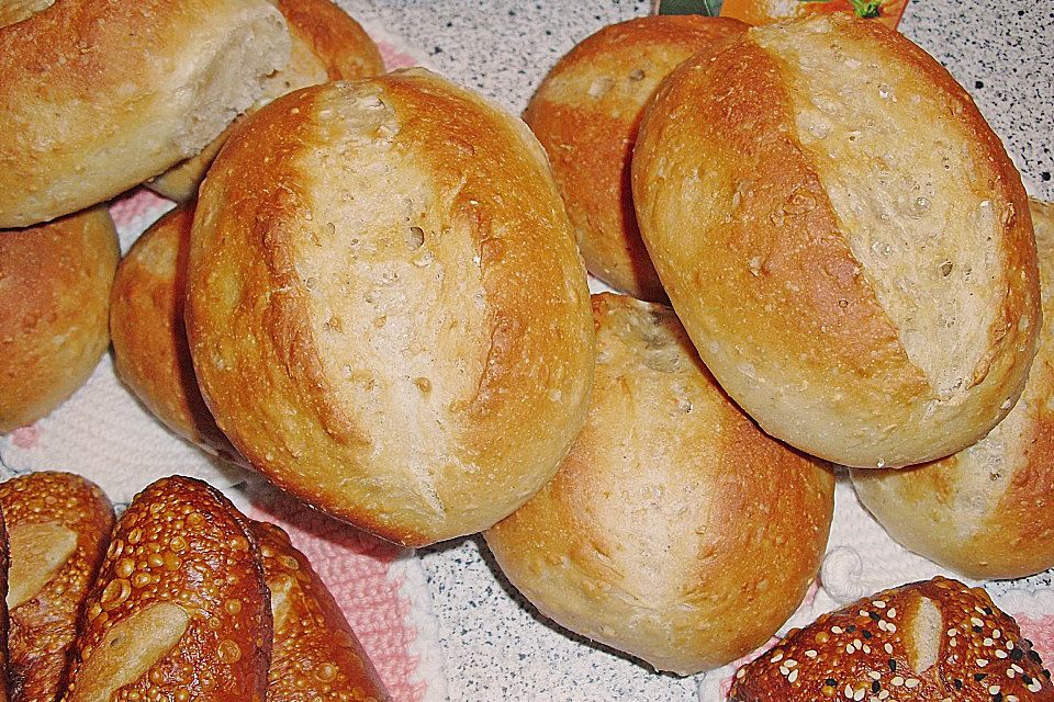 Haferflocken - Baguettebrötchen