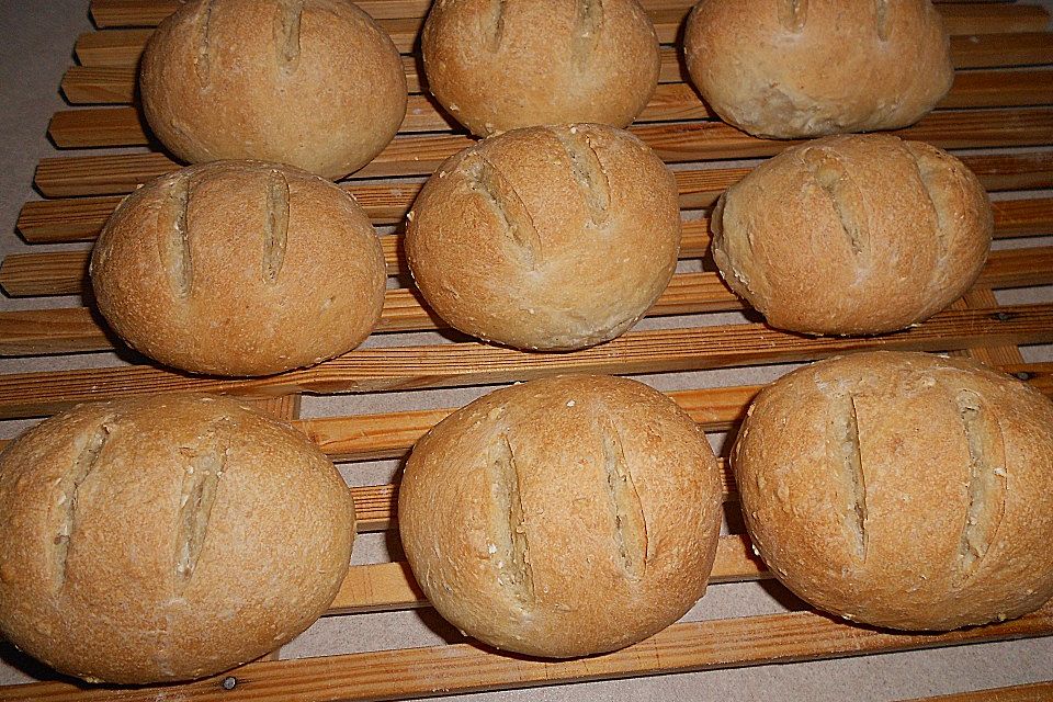 Haferflocken - Baguettebrötchen