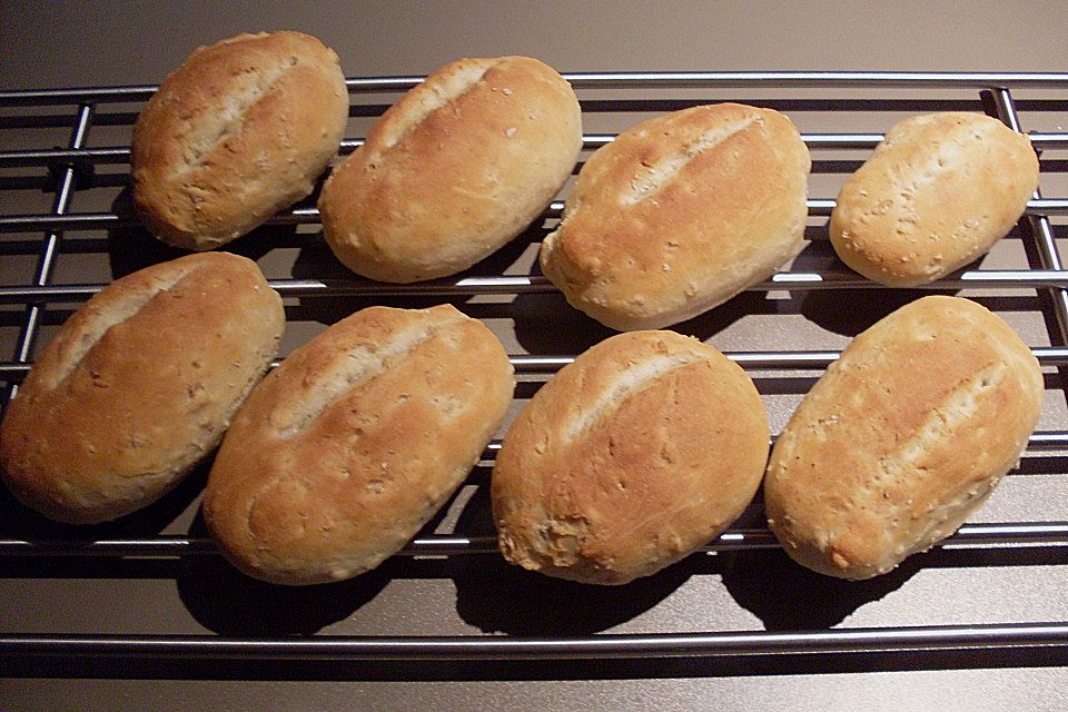 Haferflocken - Baguettebrötchen