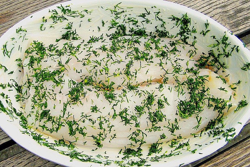 Fisch mit Käse überbacken