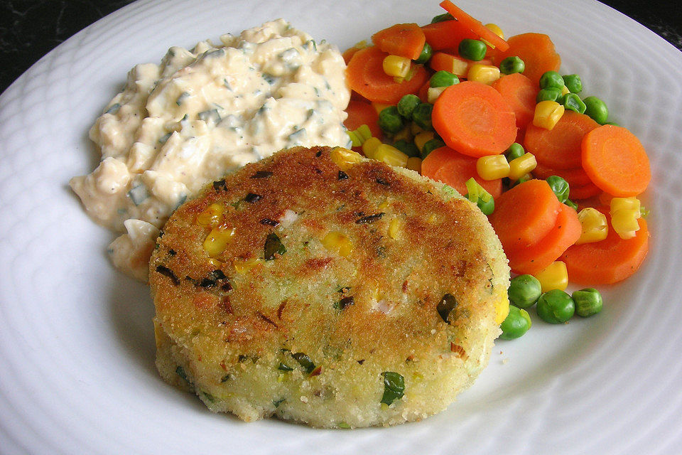 Gefüllte Kartoffelplätzchen