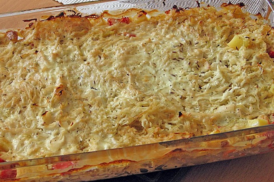 Bauerntopf mit Sauerkraut