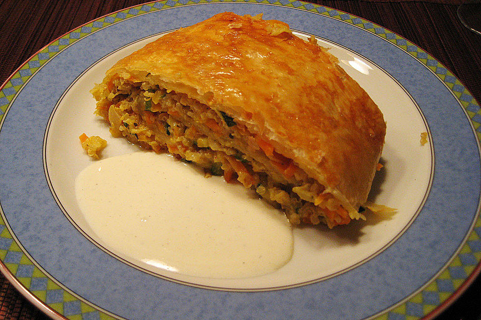 Quinoa - Gemüsestrudel