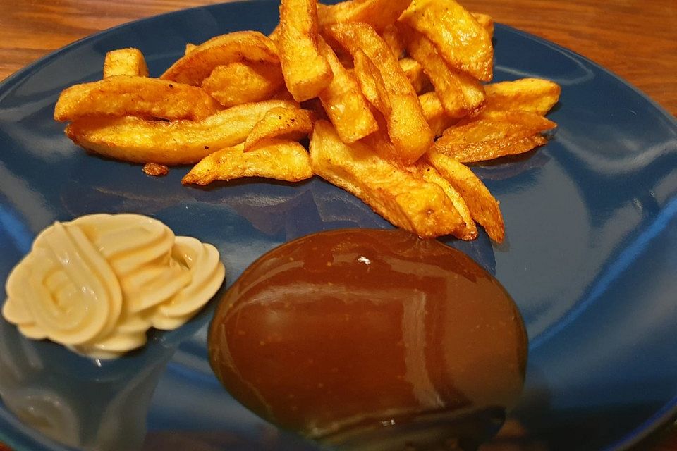 Pommes frites mit Mayonnaise