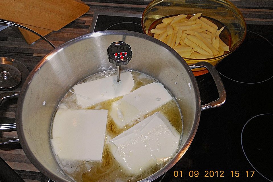 Pommes frites mit Mayonnaise