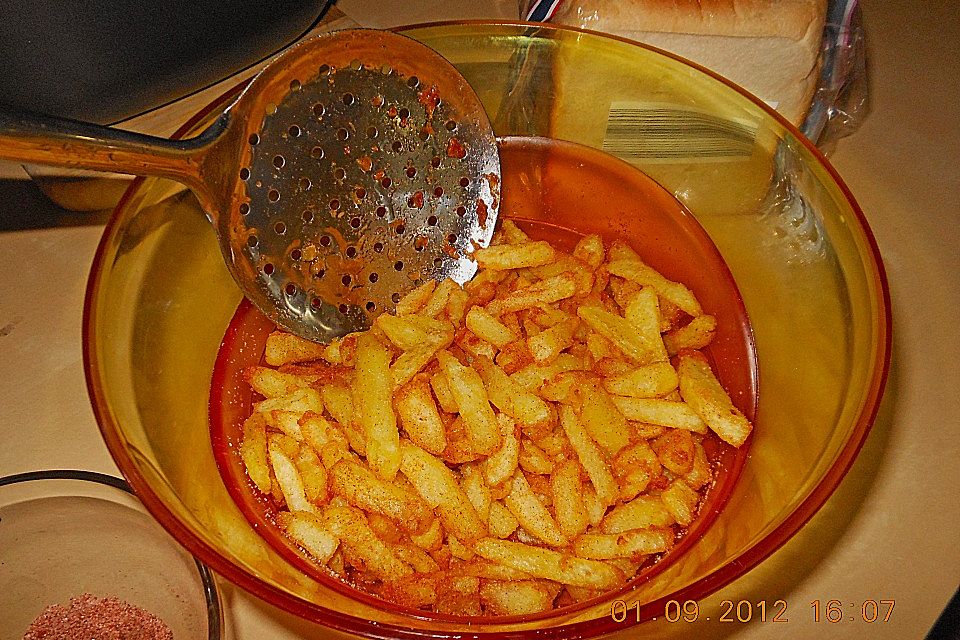 Pommes frites mit Mayonnaise