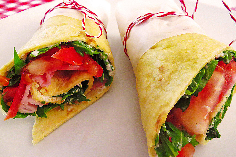 Wraps mit Rucola