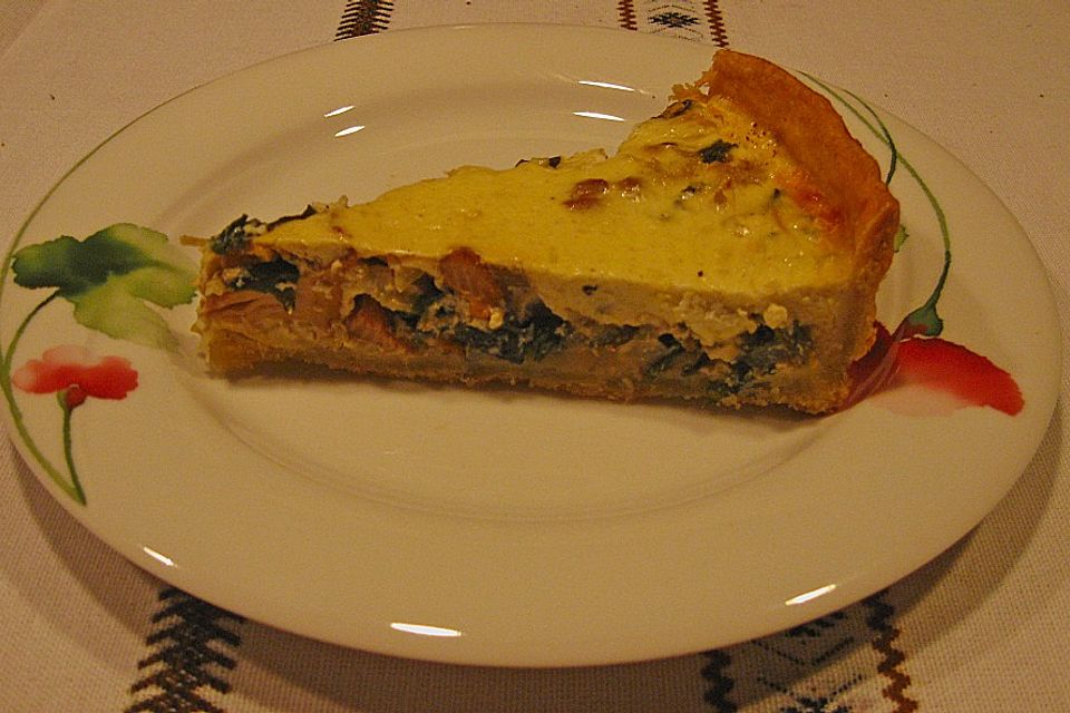 Mangold-Pfifferling-Tarte