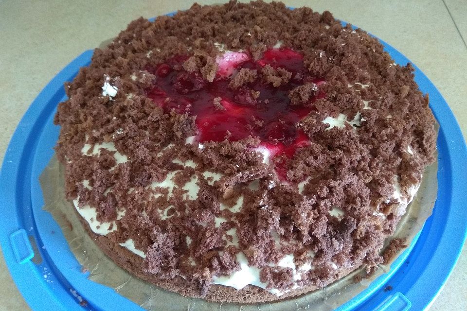 Maulwurf - Kirschtorte