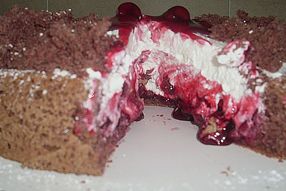 Maulwurf - Kirschtorte