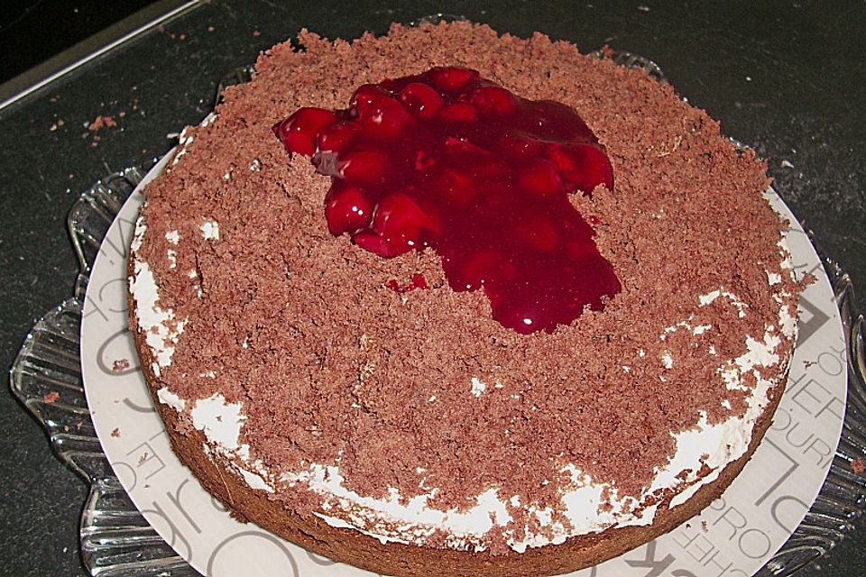 Maulwurf - Kirschtorte