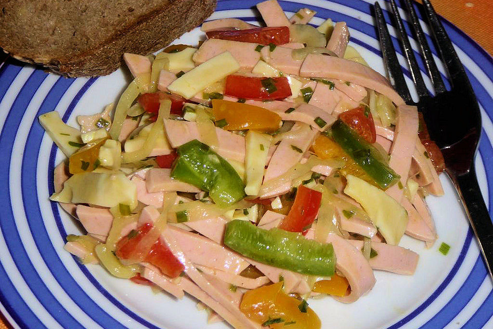 Paprika - Wurstsalat