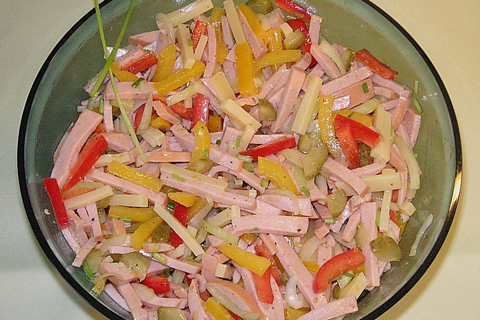 Paprika - Wurstsalat