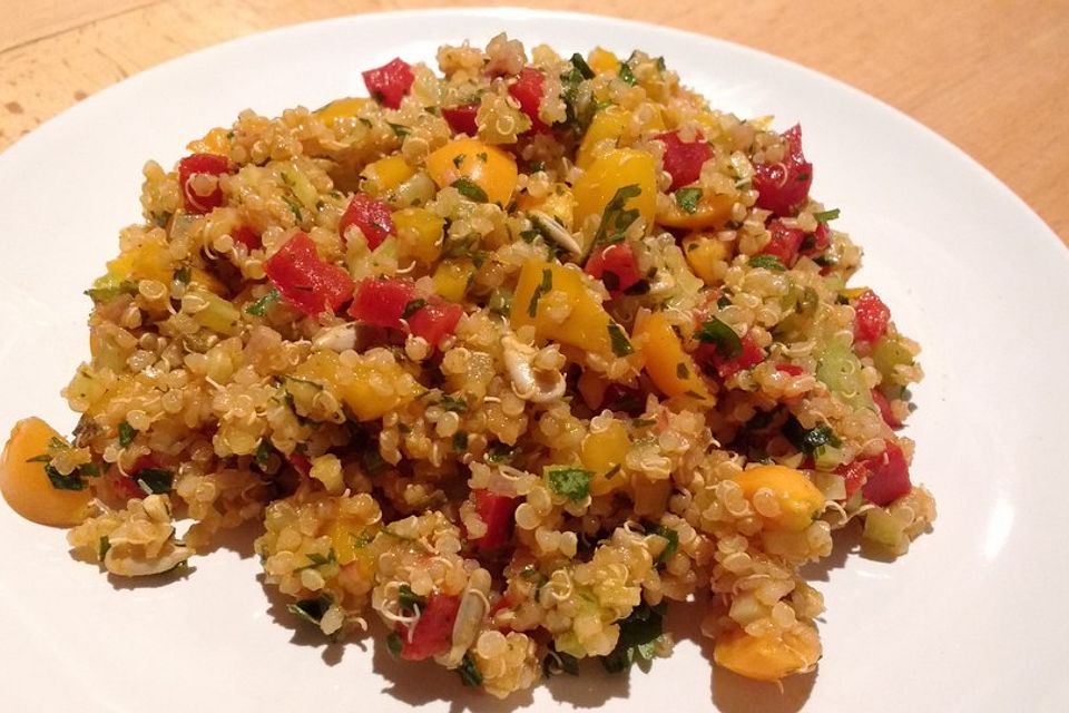 Bunter Limetten - Quinoa Salat