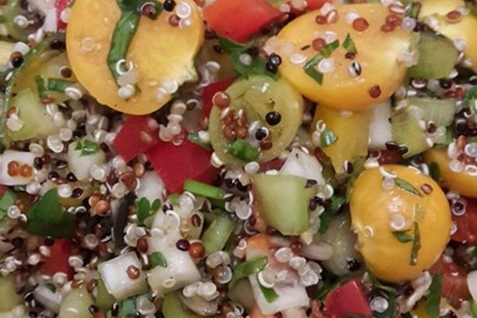 Bunter Limetten - Quinoa Salat