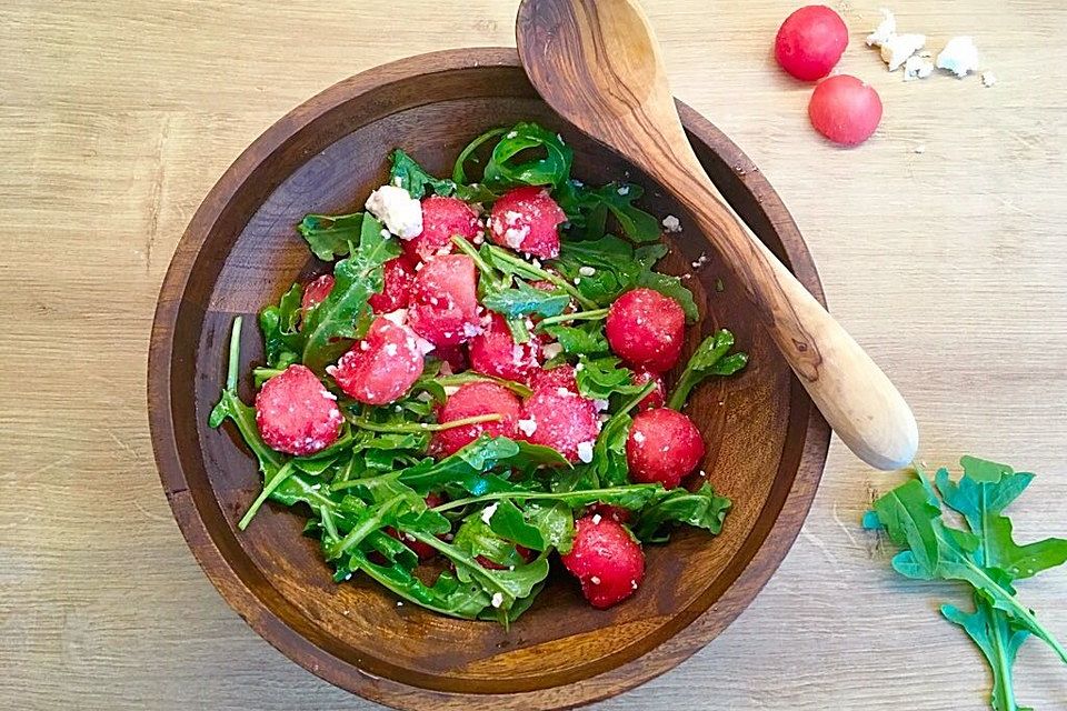 Wassermelonensalat mit Feta