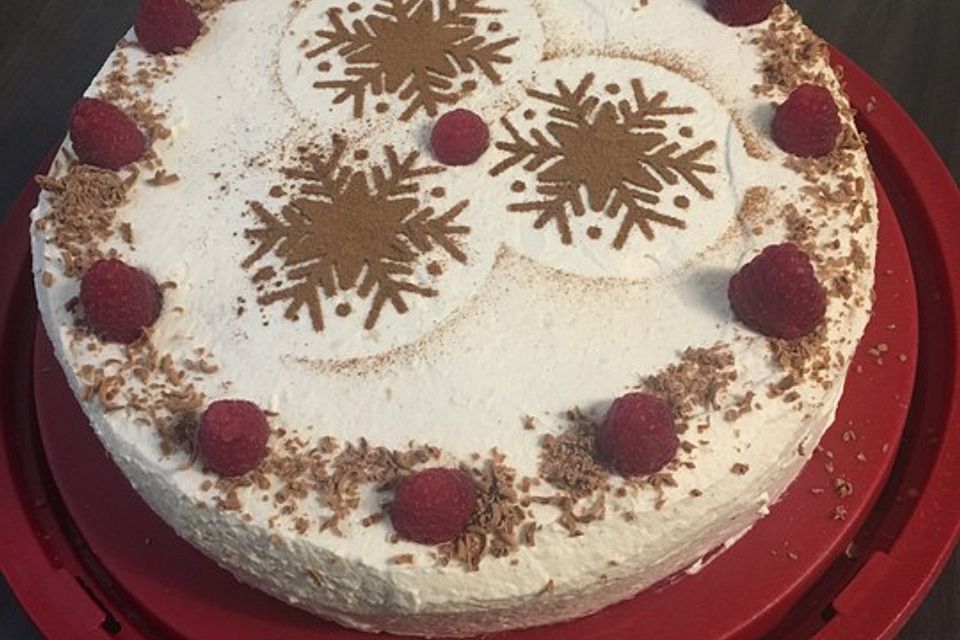 Himbeer - Spekulatius - Torte