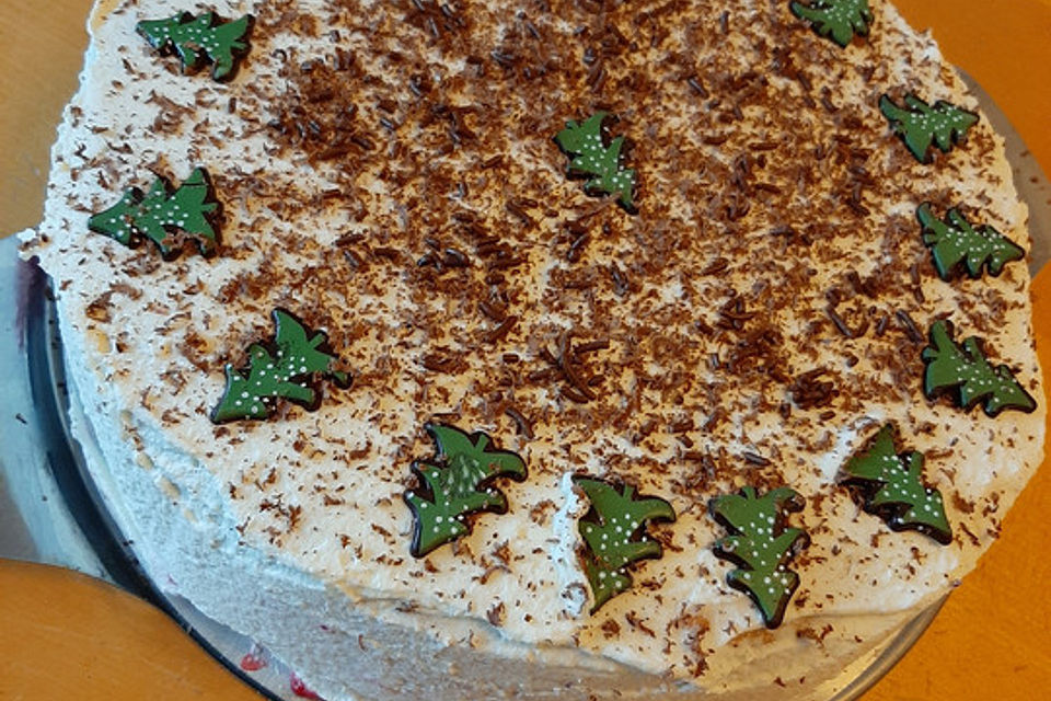 Himbeer - Spekulatius - Torte