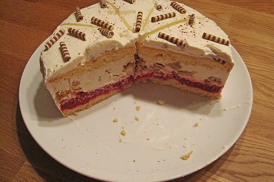 Himbeer - Spekulatius - Torte