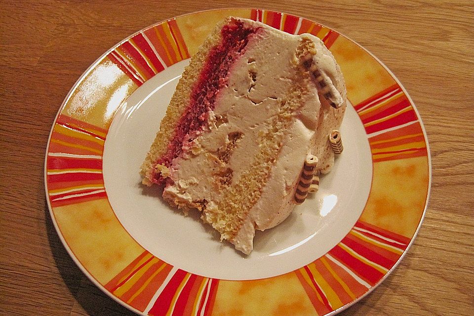 Himbeer - Spekulatius - Torte