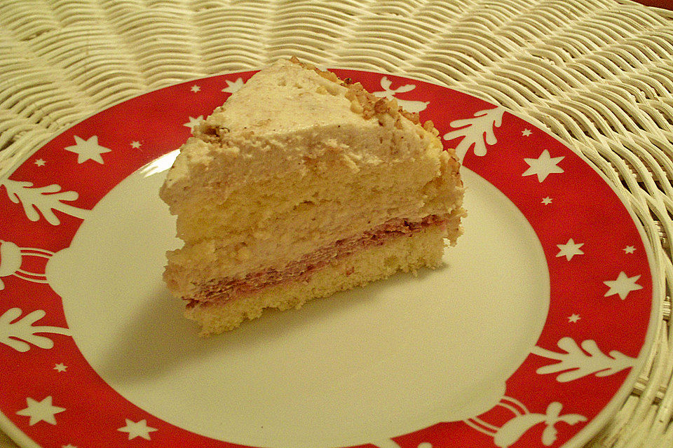 Himbeer - Spekulatius - Torte