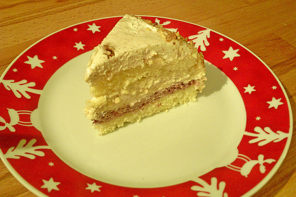 Himbeer - Spekulatius - Torte