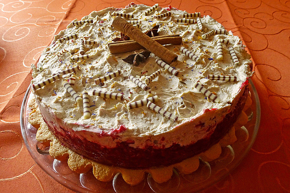 Himbeer - Spekulatius - Torte