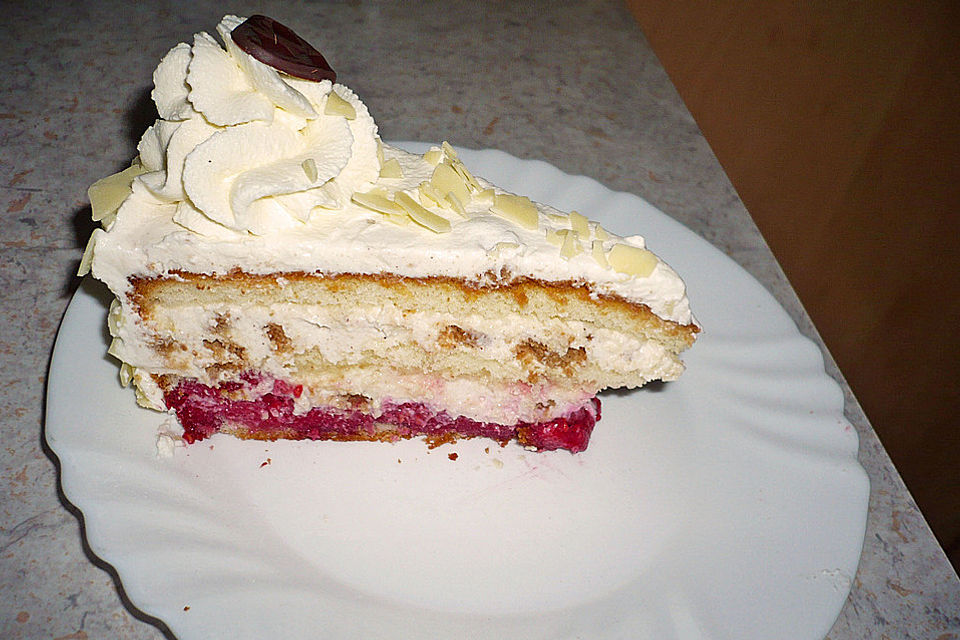 Himbeer - Spekulatius - Torte