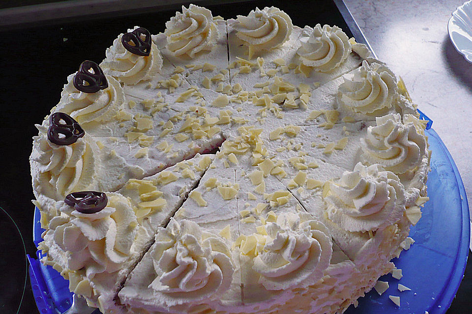 Himbeer - Spekulatius - Torte